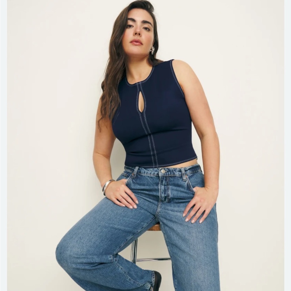 NWT Reformation Carsyn Knit Top - XL